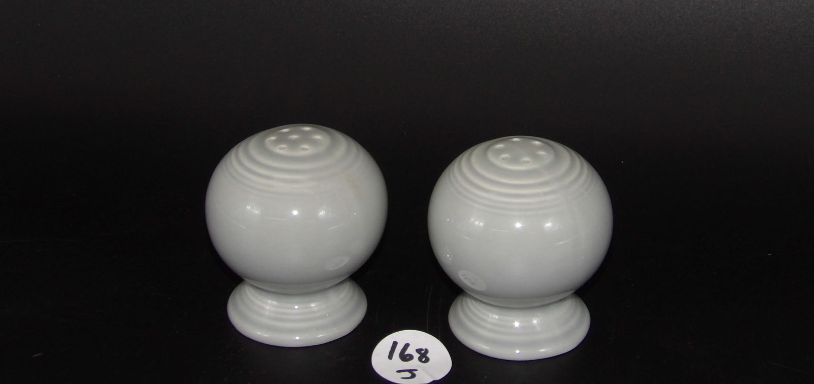 Fiestaware Ball-style Salt & Pepper Shakers (1 of 3)