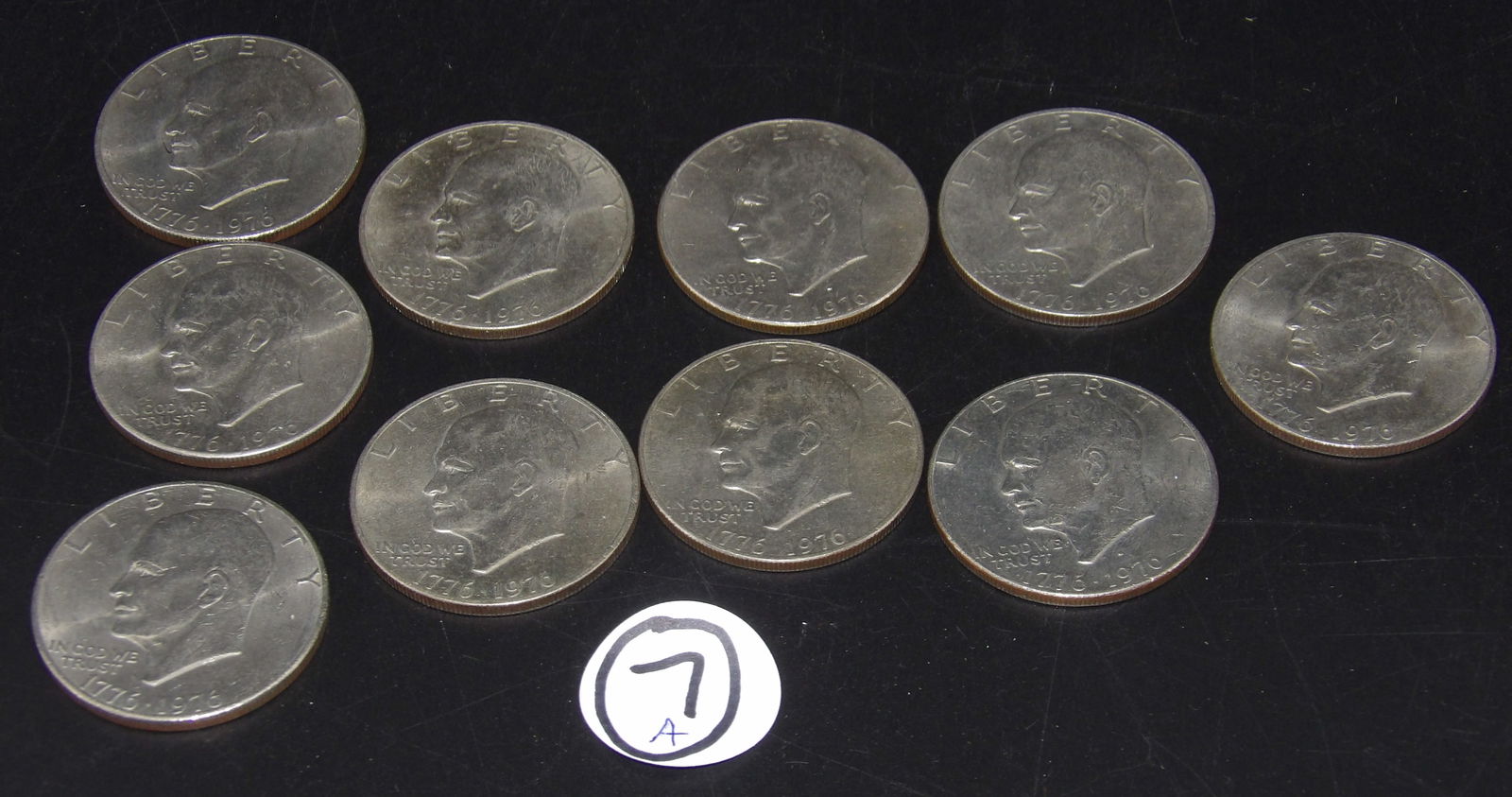 Eisenhower Bicentennial Dollar Coins (10) (1 of 2)