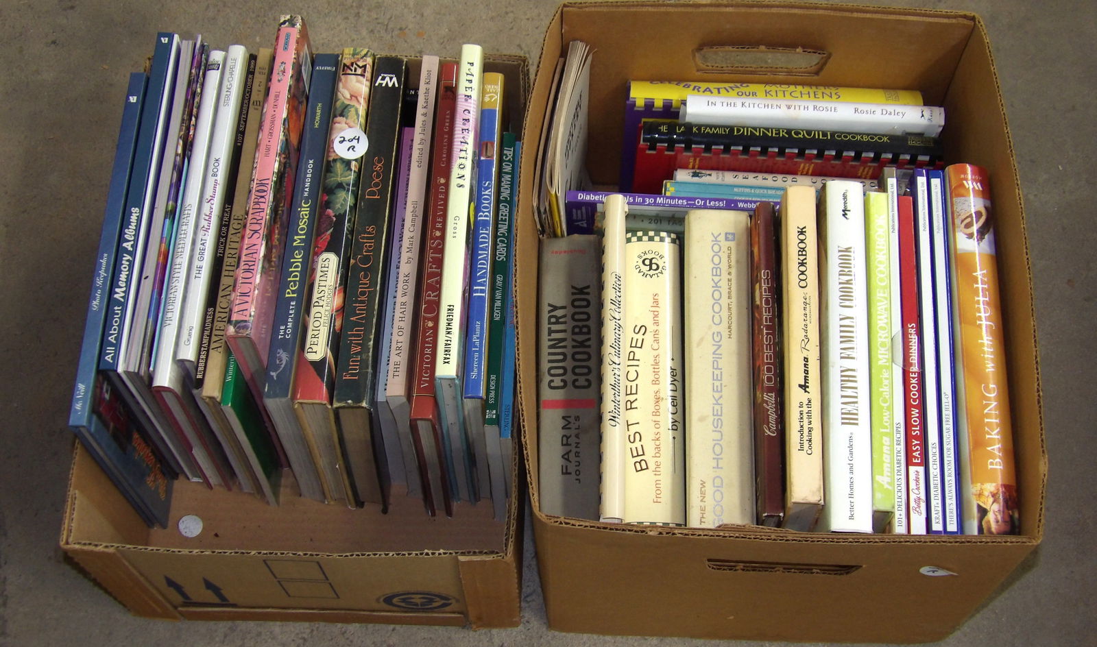 55 Vintage Cook / Craft Books (1 of 4)