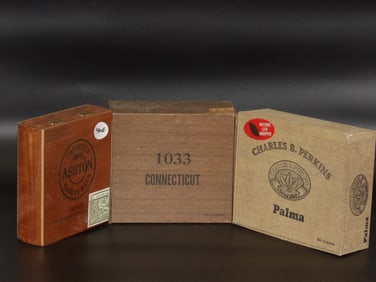 Vintage Cigar Boxes (5)