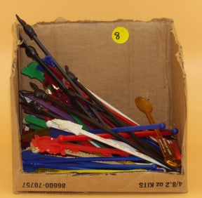 Vintage Stirrers / Swizzle Sticks (74 pcs)