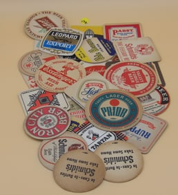 Vintage Beer Coasters (30 pcs)