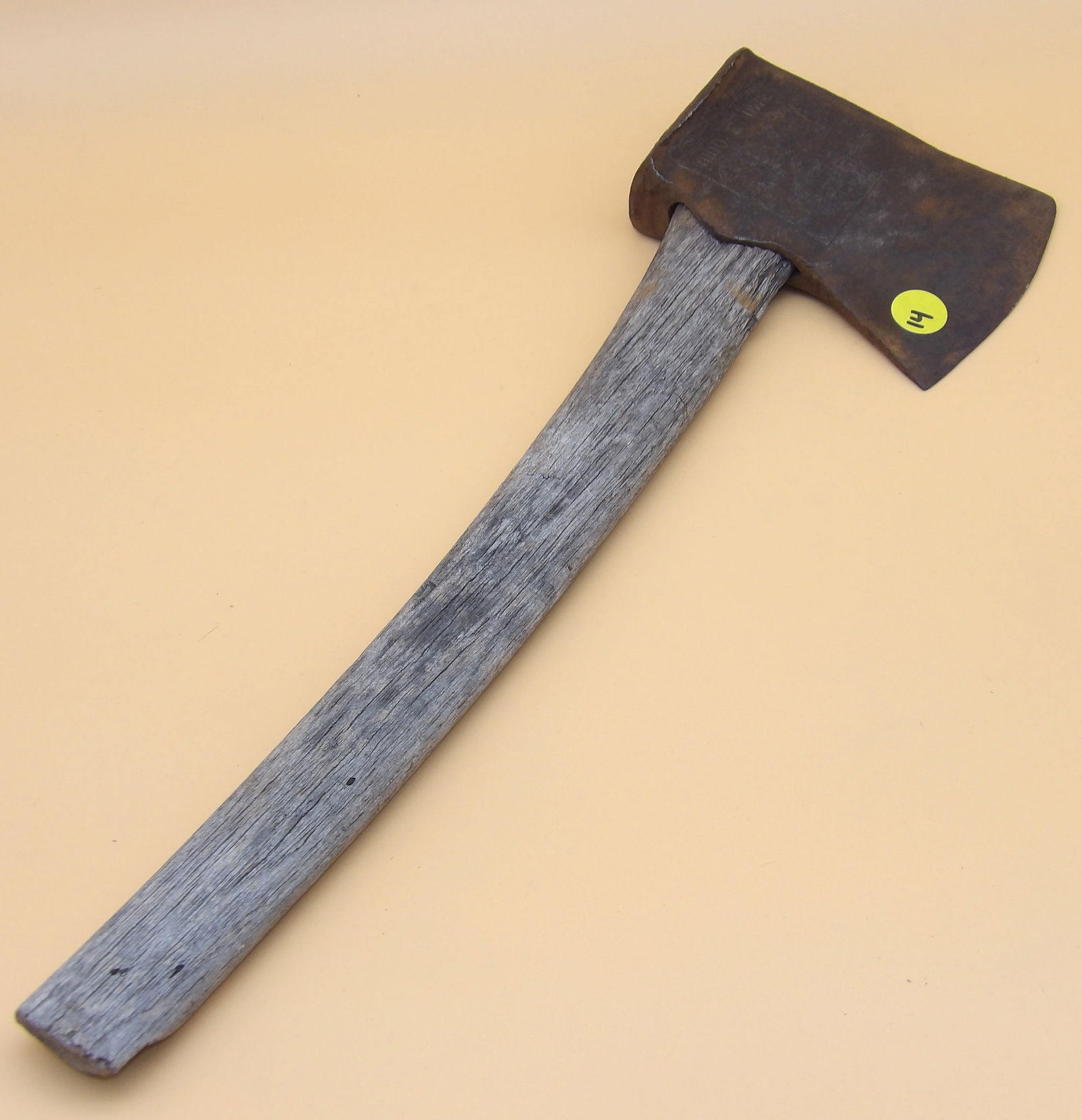 Supplee Biddle Howe Co. William Penn Axe: This Supplee Biddle Howe William Penn axe is hand forged in Philadelphia in the early 20th Century. Shows age, but is sturdy and intact. Measures: 18" x 5.5"