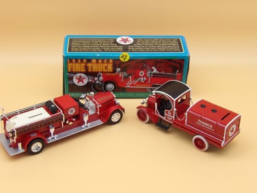Texaco Die Cast Truck Banks (2)