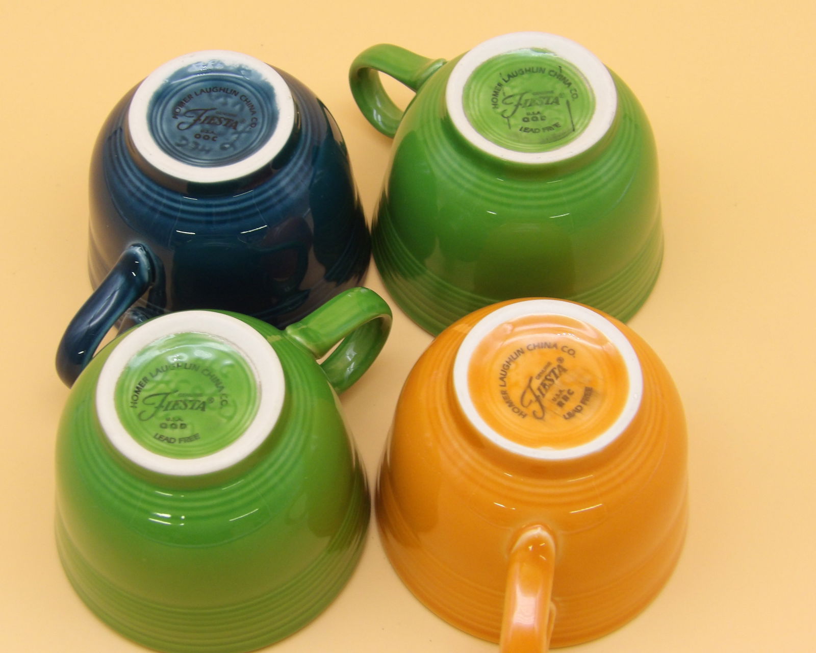 Fiestaware Mugs (4) - 2