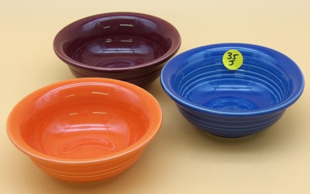 Fiestaware Salsa Bowls (3)