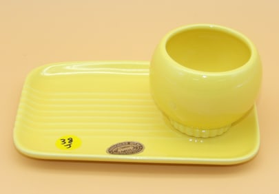 Franciscanware Snack Tray & Jam Cup Set