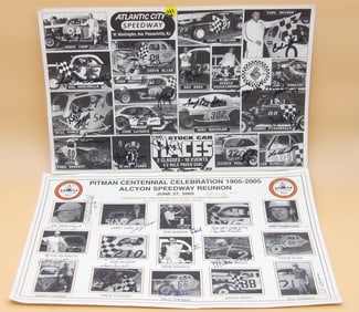 Atlantic City / Alcyon Speedway Autographed Posters