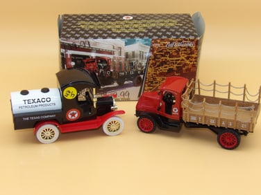Texaco Die Cast Truck Banks (2)