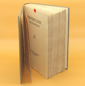 "Edward Lear On My Shelves" Personal Press Book and Slip Case