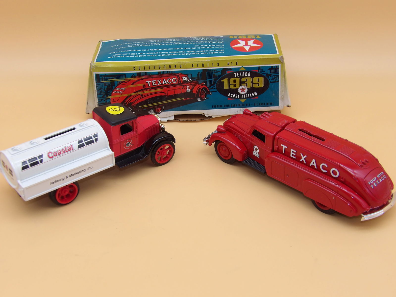 Texaco / Coastal DieCast Truck Banks (2) (1 of 2)