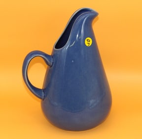 Russel Wright Oneida Manitoga Blue Water Pitcher