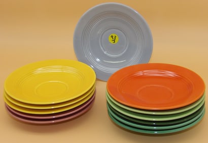 Homer Laughlin Saucer Plates (12)