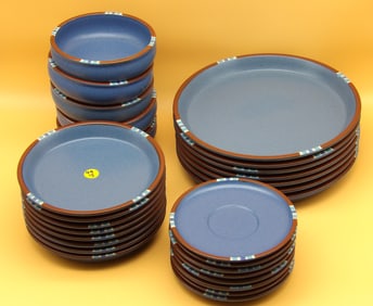 Mesa Dansk Blue Stoneware Set (28 pcs)