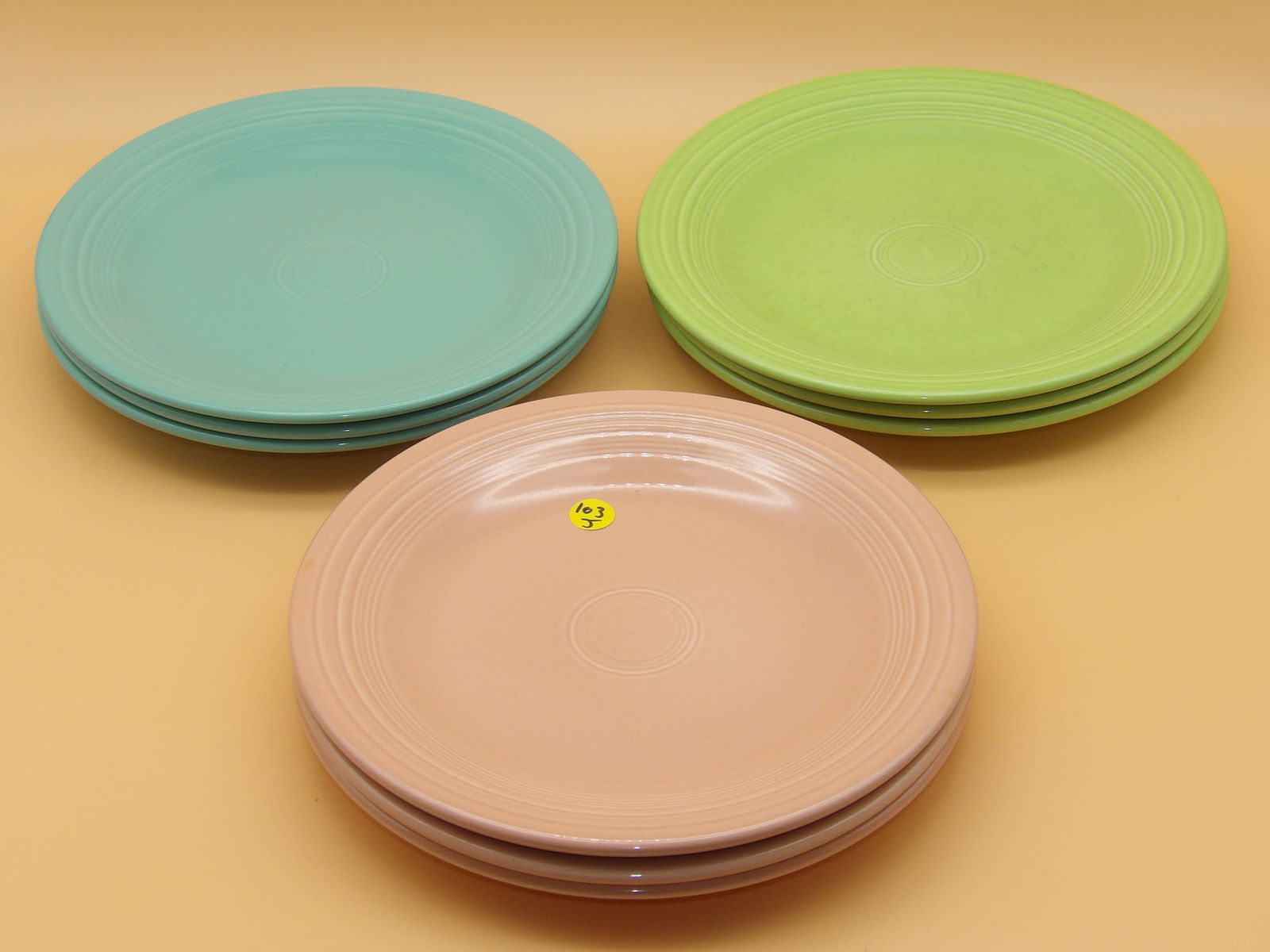 Fiestaware Dinner Plates (9) - 2