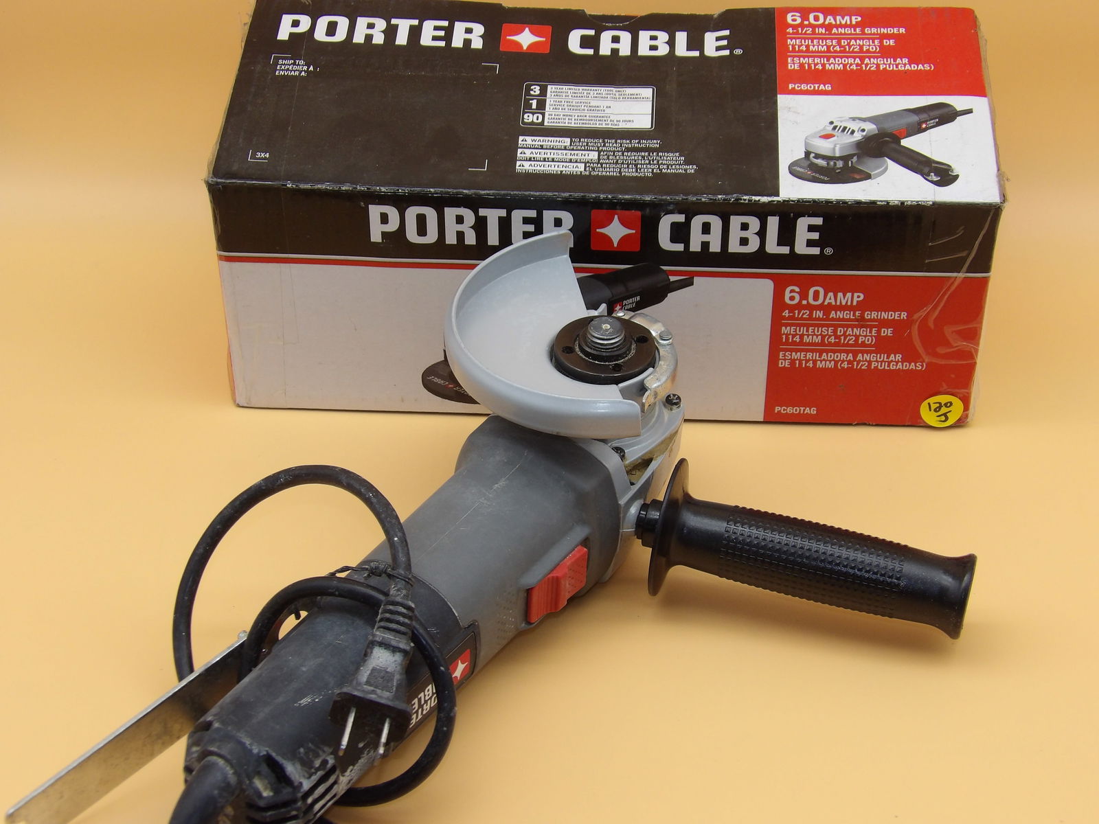 Porter-Cable 6 Amp Angle Grinder - 2