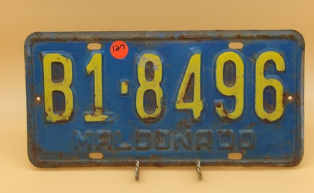 Vintage License Plate