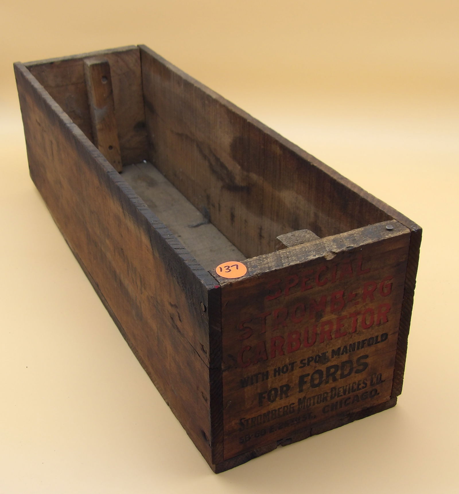 Wood Shipping Crate for Stromberg Carburetor (1 of 3)