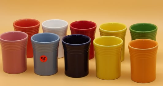 Fiestaware Tumbler Cups (10)
