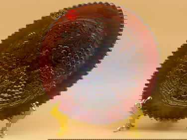 Northwood Grape & Cable Sawtooth Dish