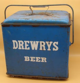 Drewry's Beer Embossed Metal Cooler