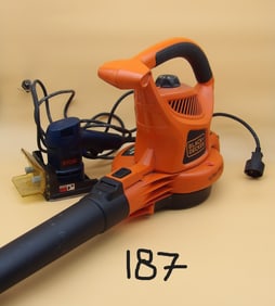 Black & Decker Electric Blower & Ryobi Detail Biscuit Joiner