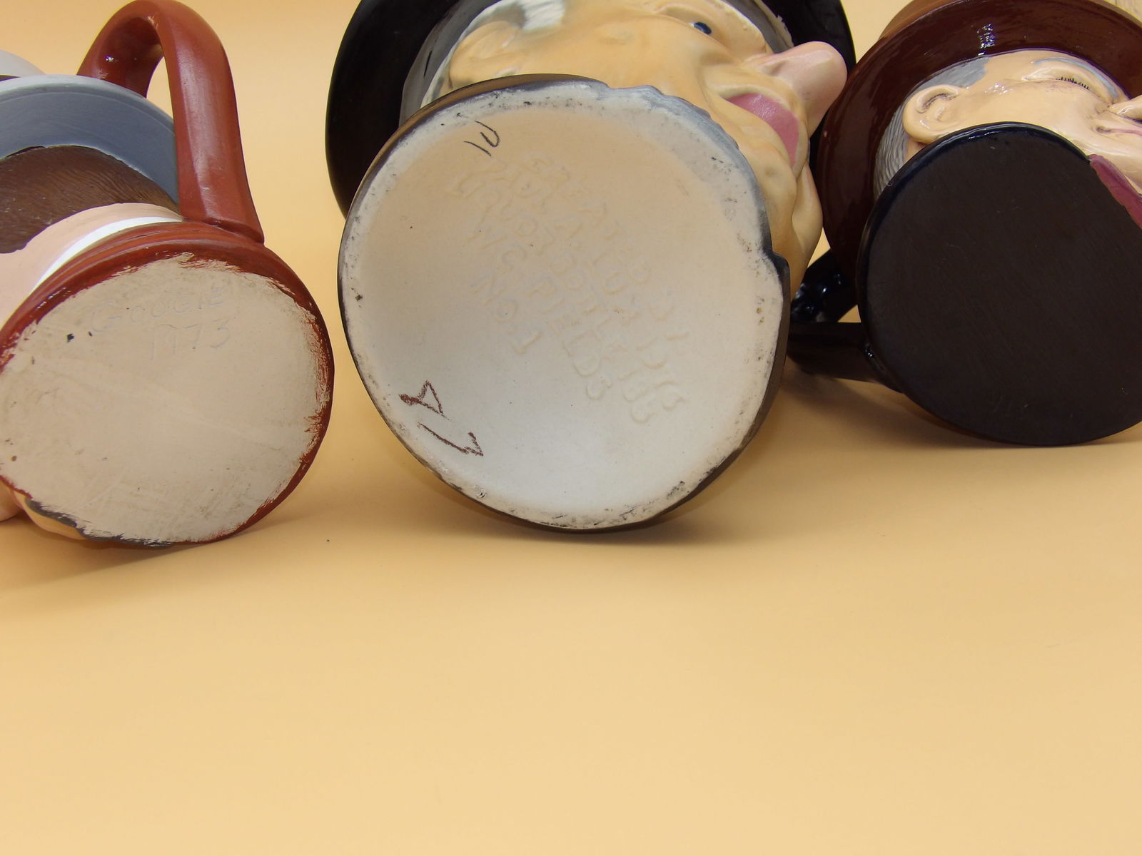 W.C. Fields Character Mugs (2) & Decanter - 3