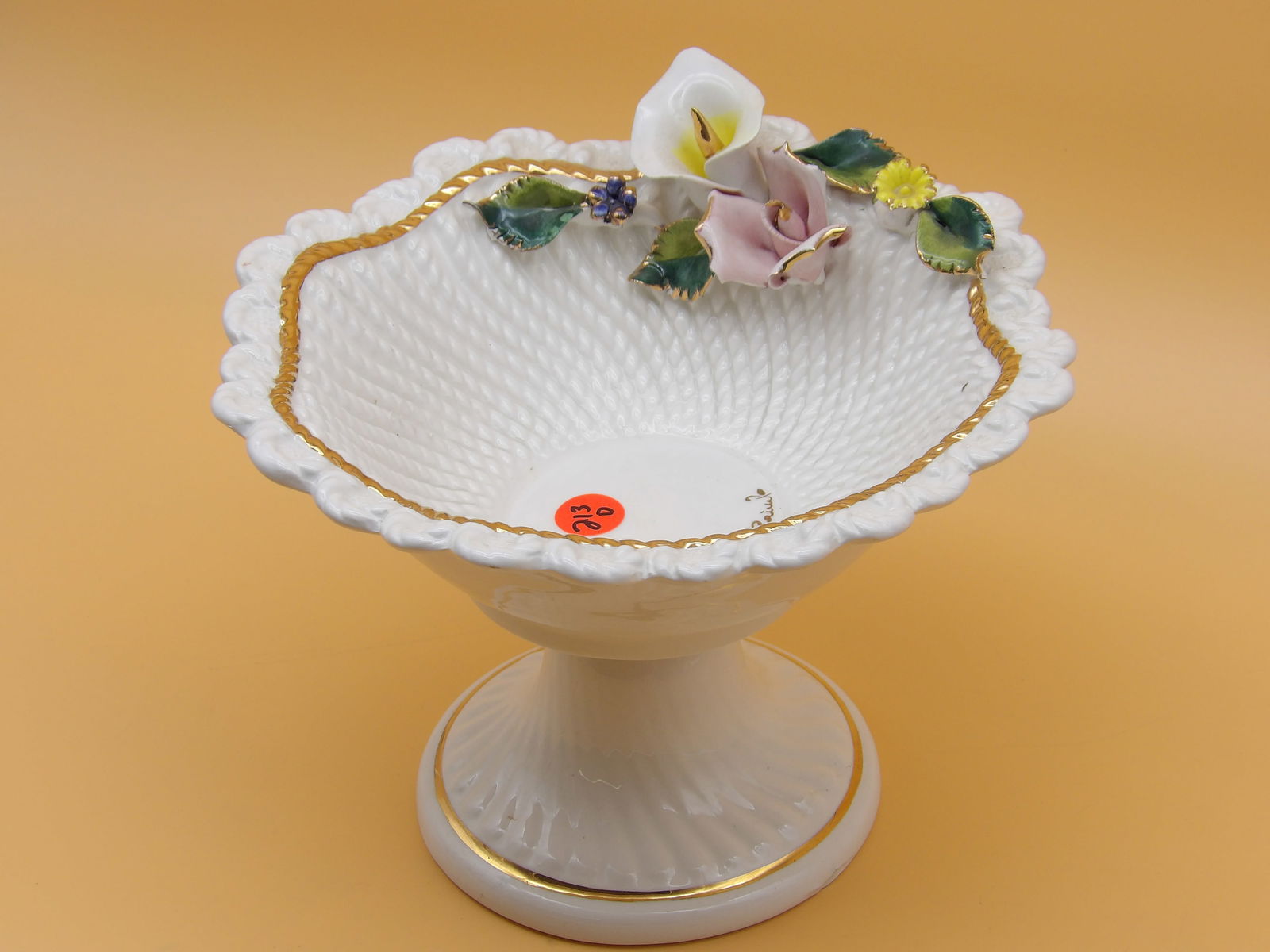 Italian Capodimonte-style Porcelain Fruit Bowl (1 of 7)