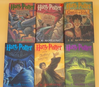 Harry Potter Hardcover Books (6)