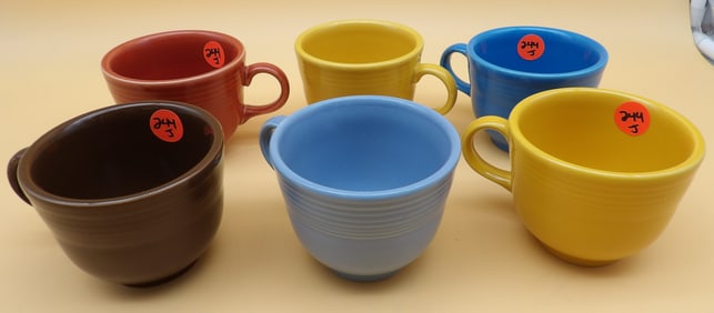 Fiestaware Classic Teacups (6)