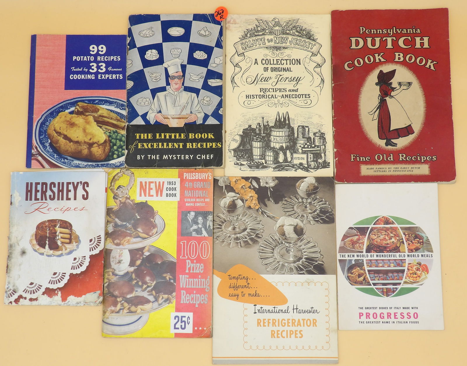 Vintage Cook / Recipe Books (24): This delicious lot of 24 vintage cook / recipe books include great graphics and interesting recipes. 1950's-1970's. Measures 11" x 8.5", 8" x 5"