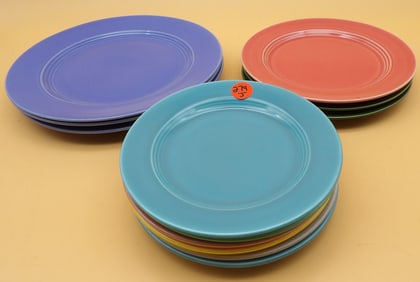 Homer Laughlin Harlequin Dishes (12)