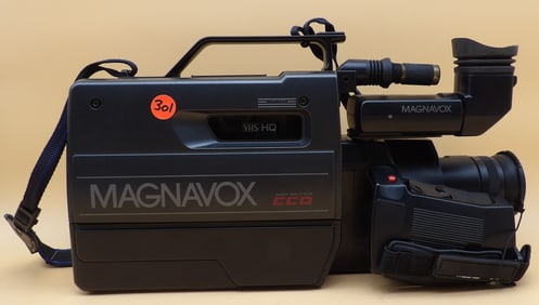 Magnavox VHS Movie Camera w/ Case and Accessories