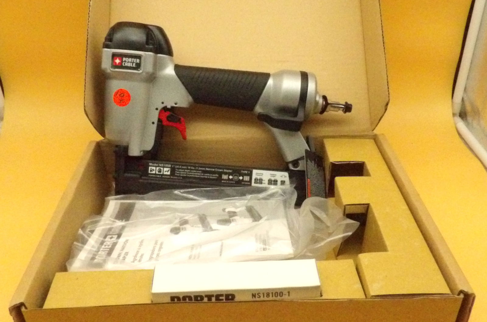 Porter Cable Narrow Crown Stapler - 2