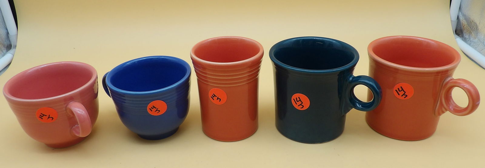 Fiestaware Cups / Mugs (5 pcs) (1 of 2)