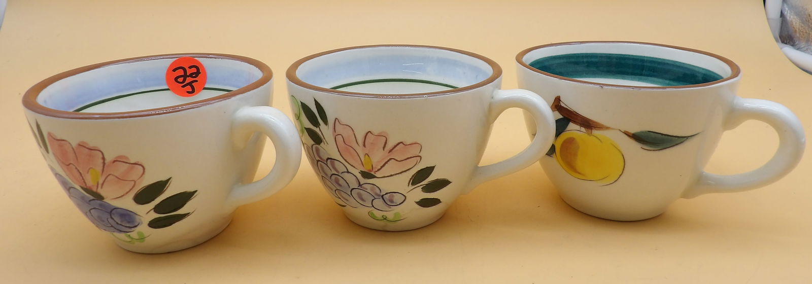 Stangl Serving Plates, Cups (5 pcs) - 4