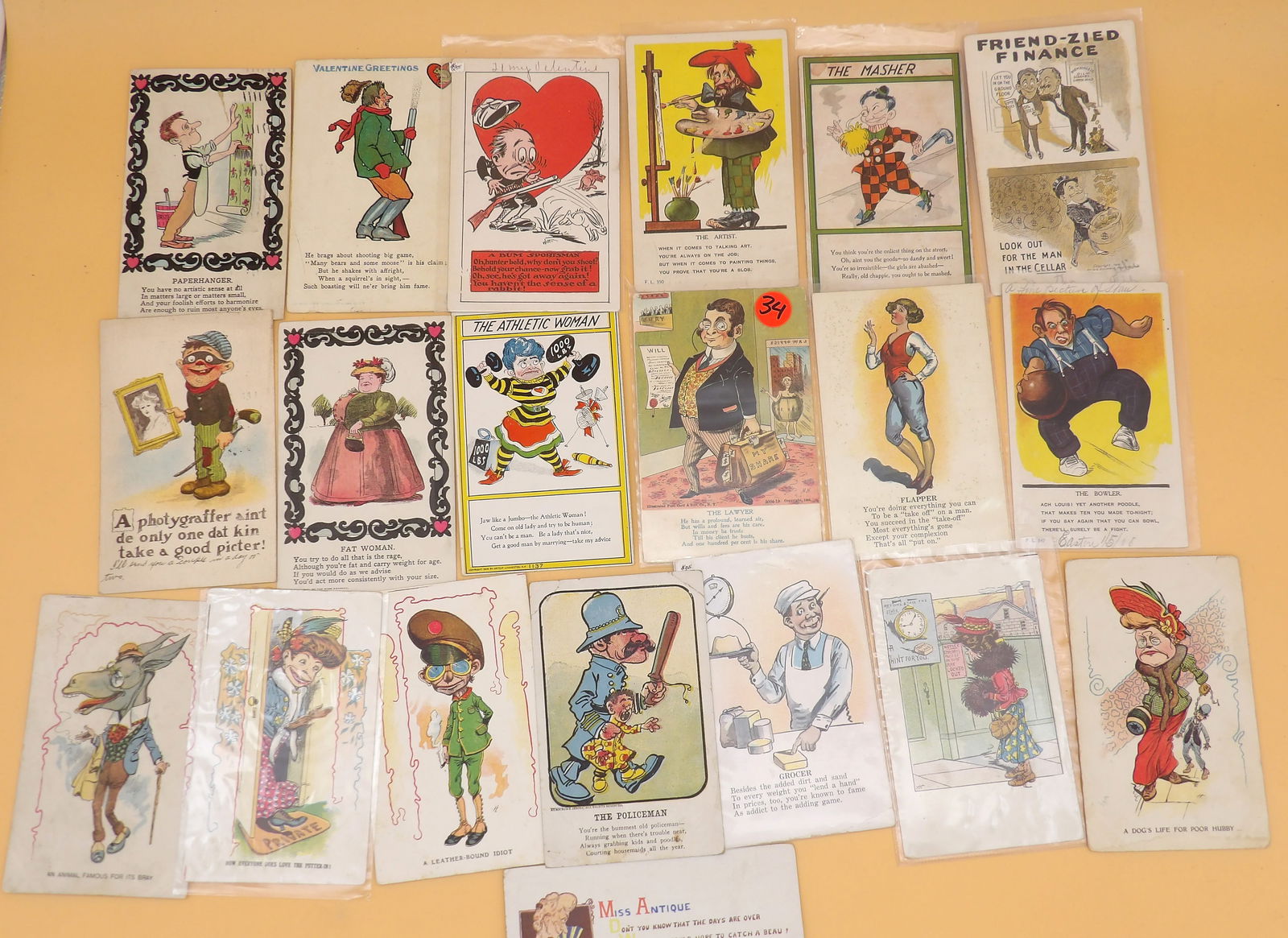 Comic Valentines Postcards(20) (1 of 4)