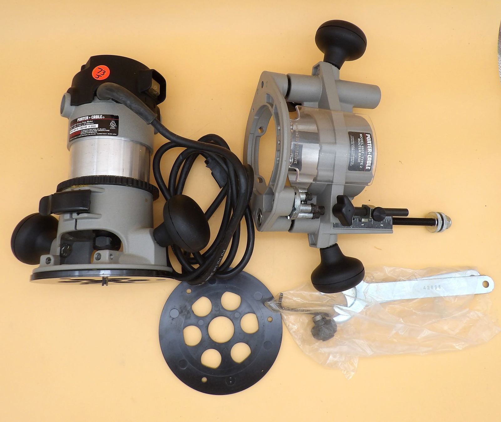 Porter Cable Router & Base - 2