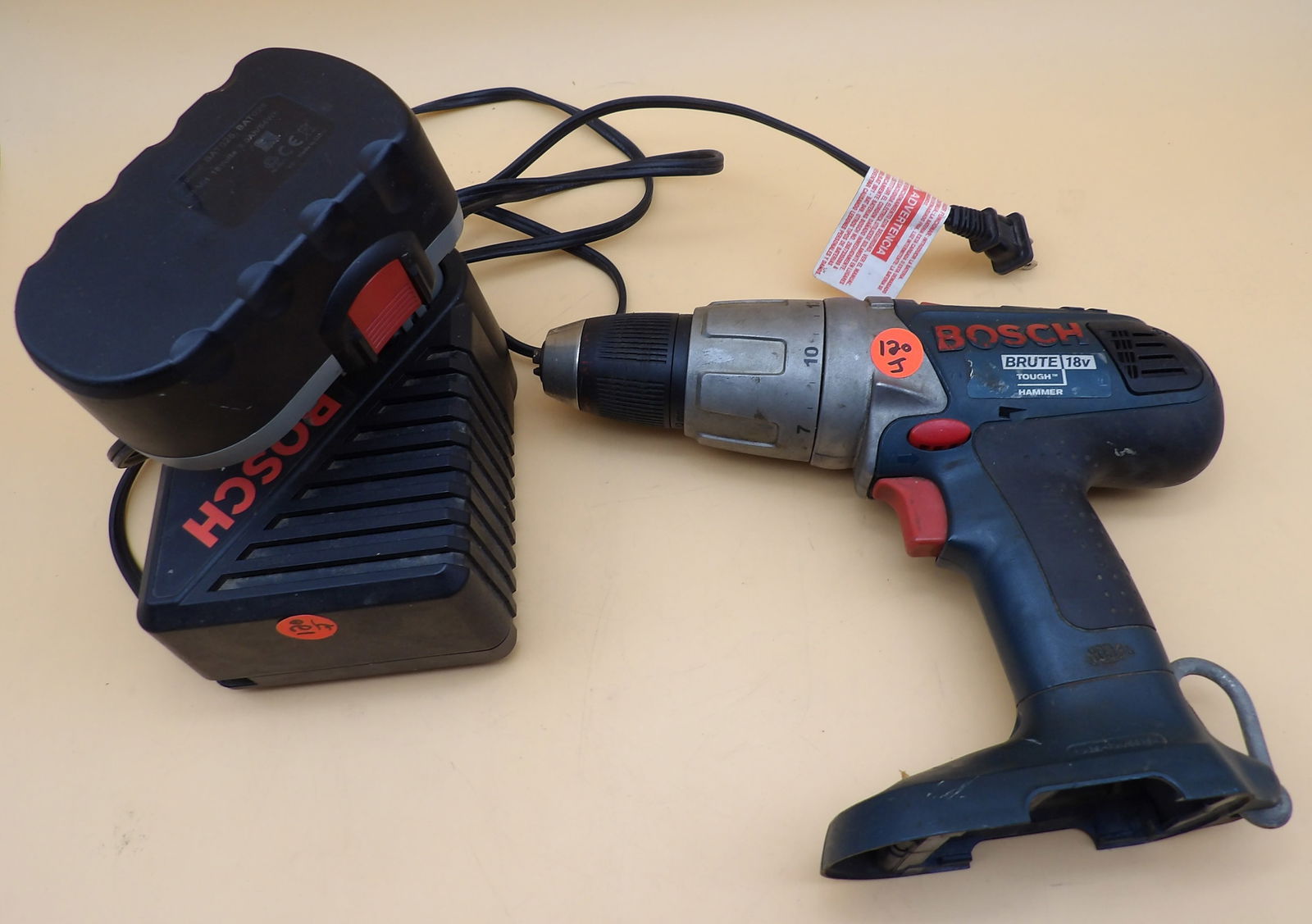 Bosch Brute 'Tough Hammer' & Battery w/ Charger (1 of 3)