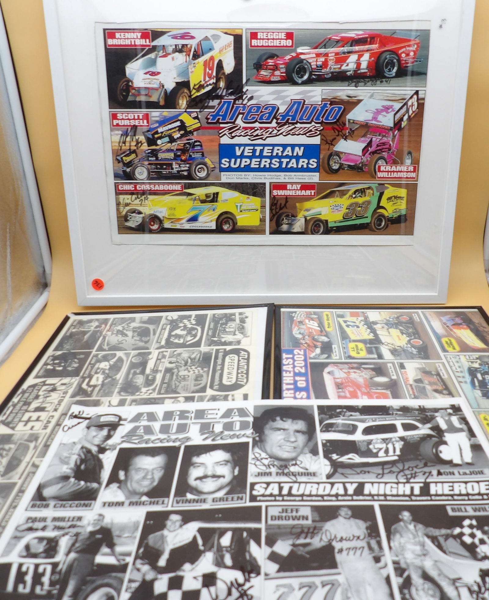 Autographed Racing Posters (4) (1 of 6)