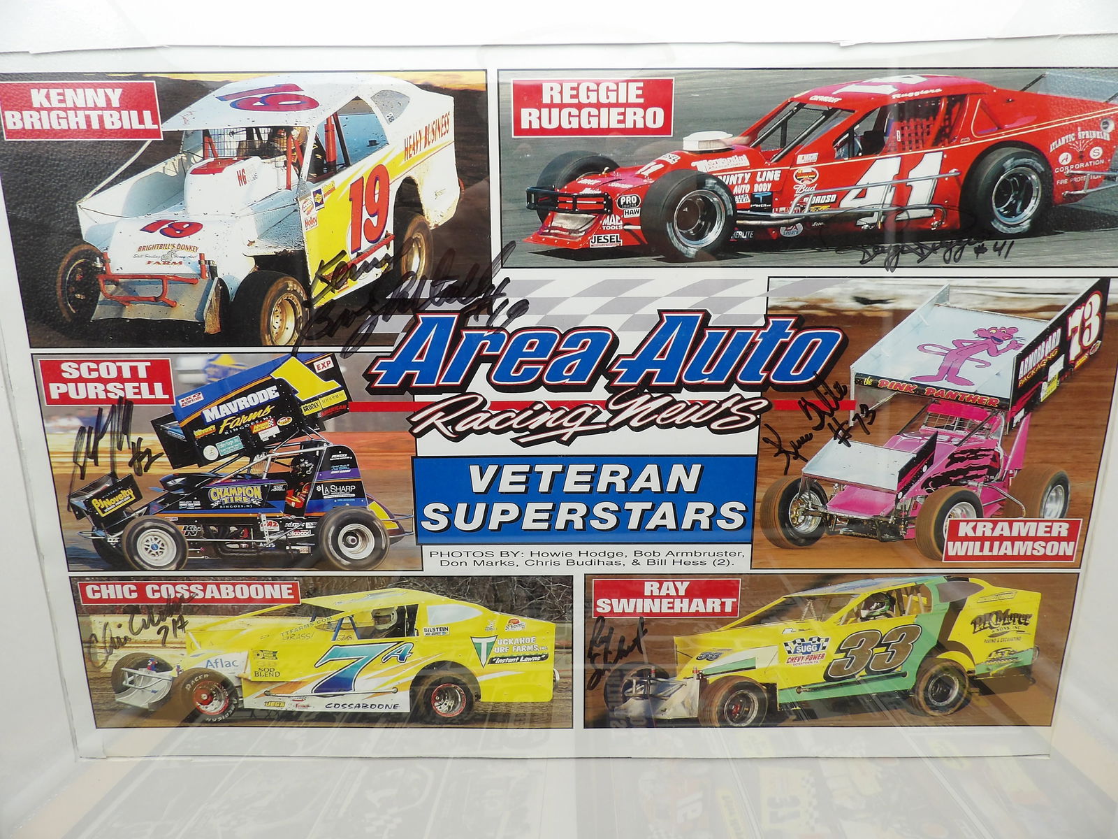 Autographed Racing Posters (4) - 3