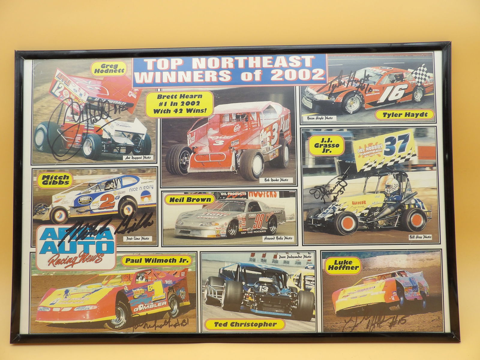 Autographed Racing Posters (4) - 4