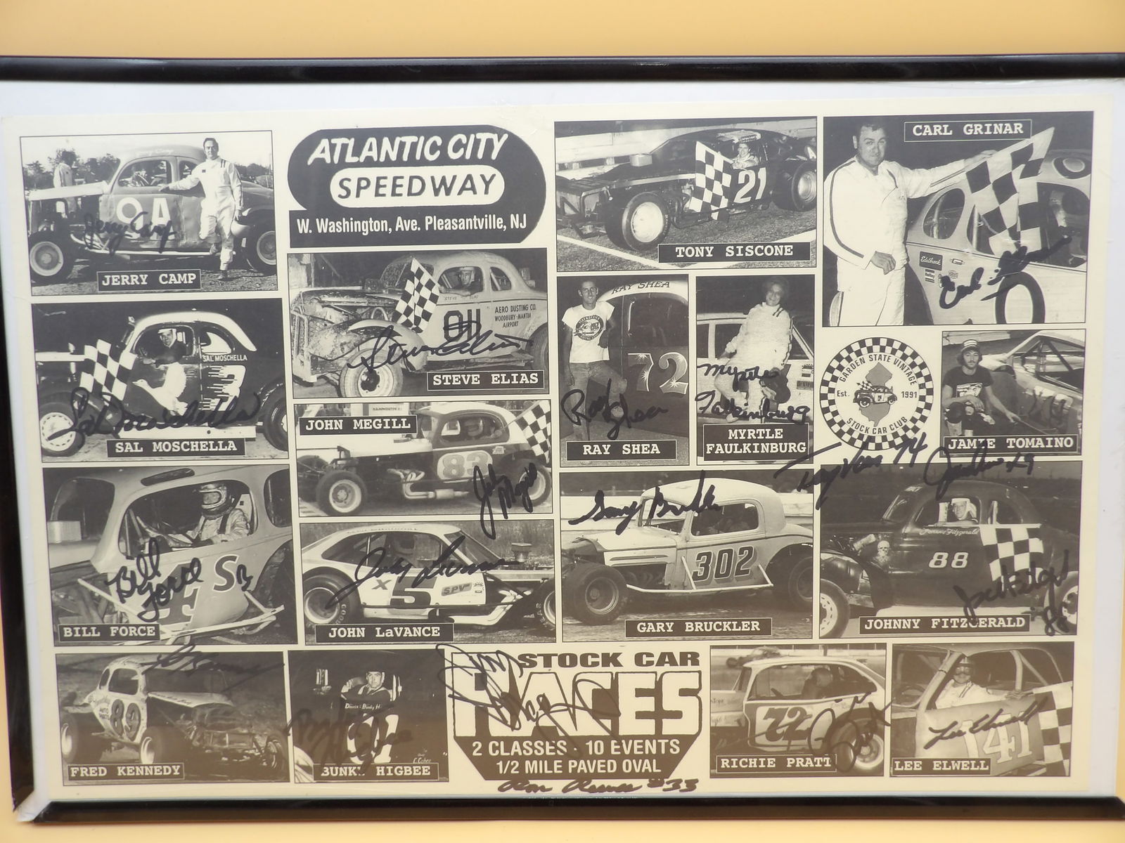 Autographed Racing Posters (4) - 5