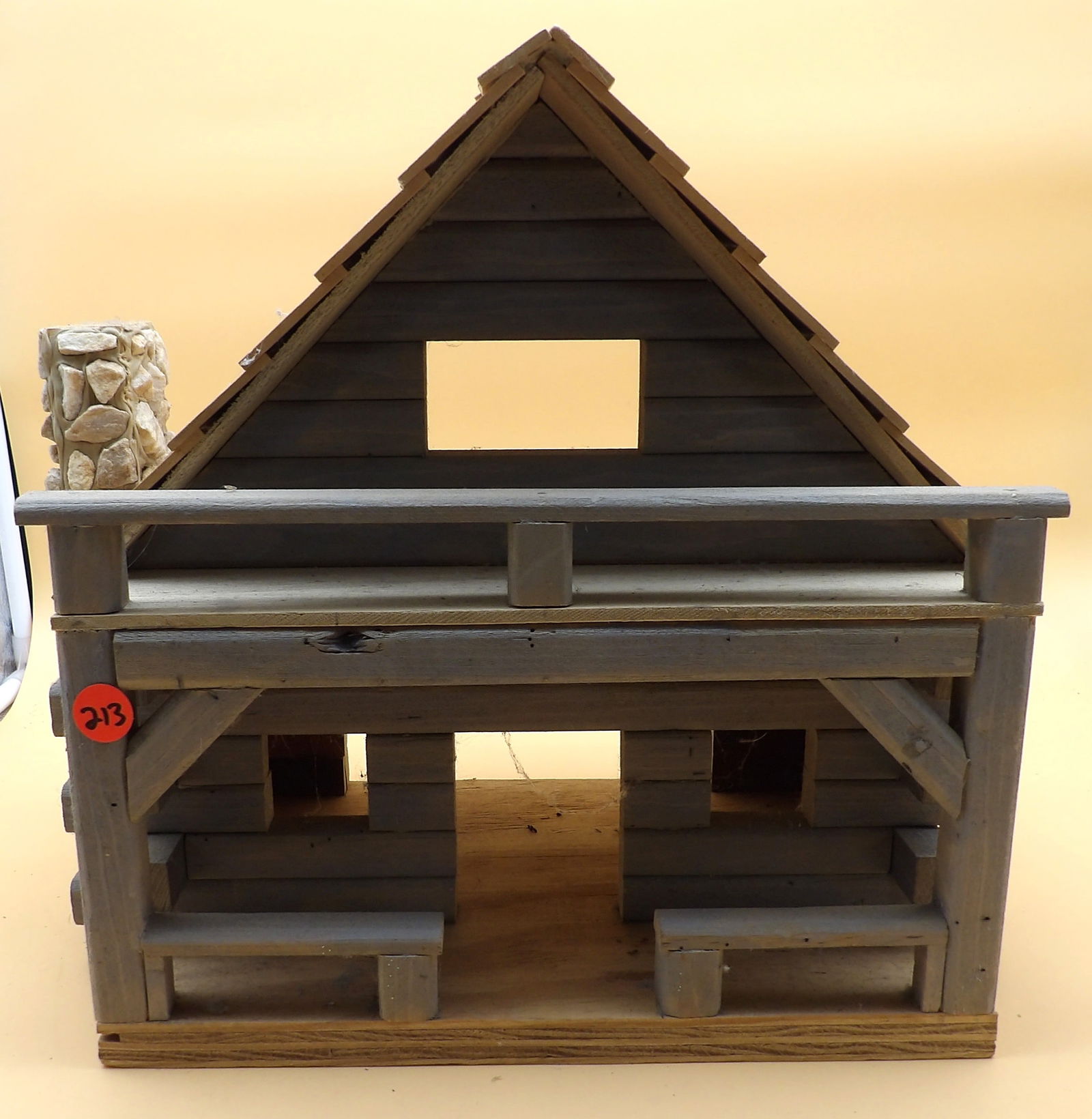 Handmade Log Cabin Doll Playhouse (1 of 3)
