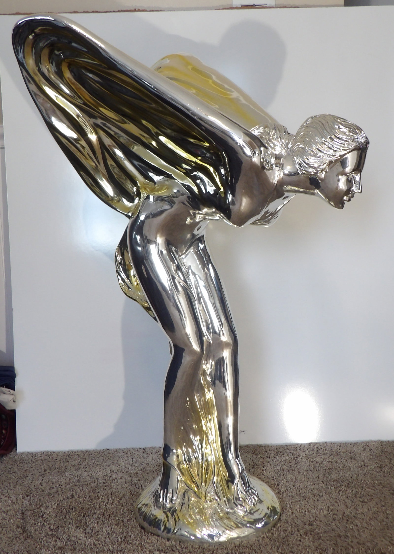 Rolls Royce 'Flying Goddess' / 'Spirit of Ecstacy' Dealership Promotional 3 ft Display Statue (1 of 17)