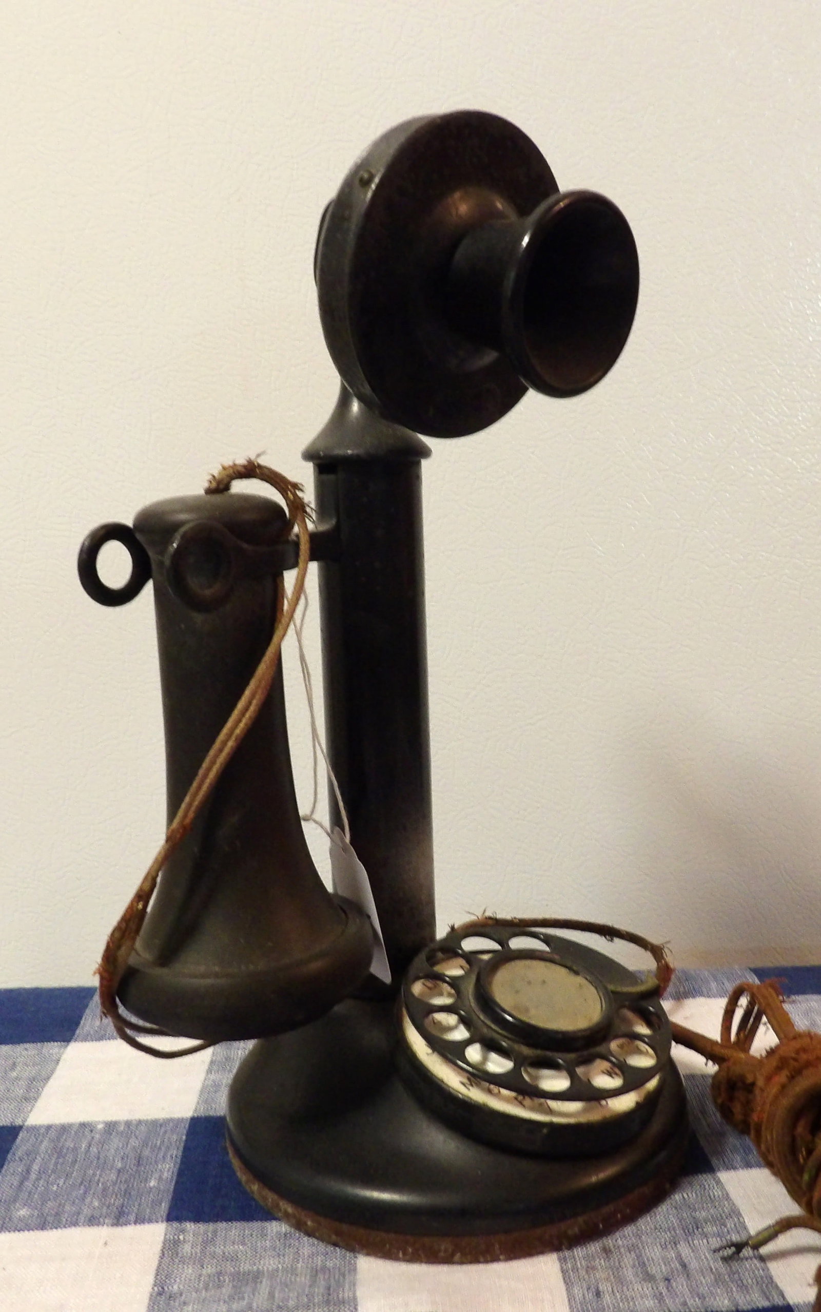 Western Electric Metal Candlestick Style Rotary Phone (1 of 2)