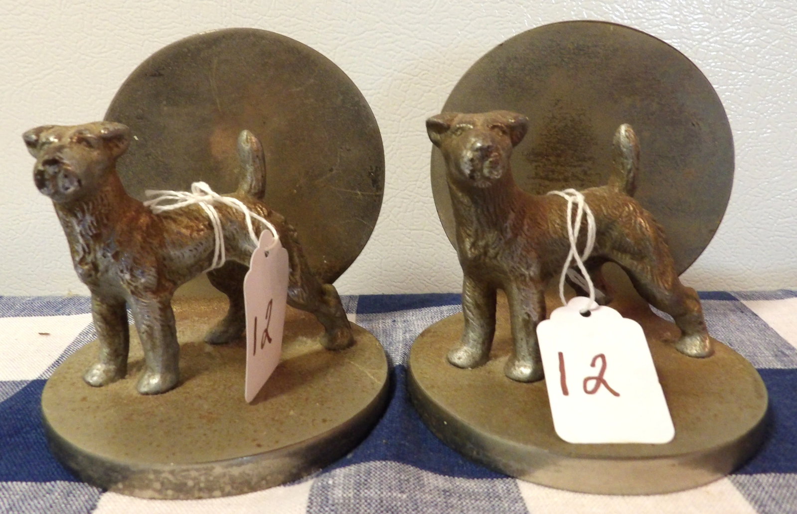 Fox Terrier Cast Iron Bookends (2) (1 of 2)