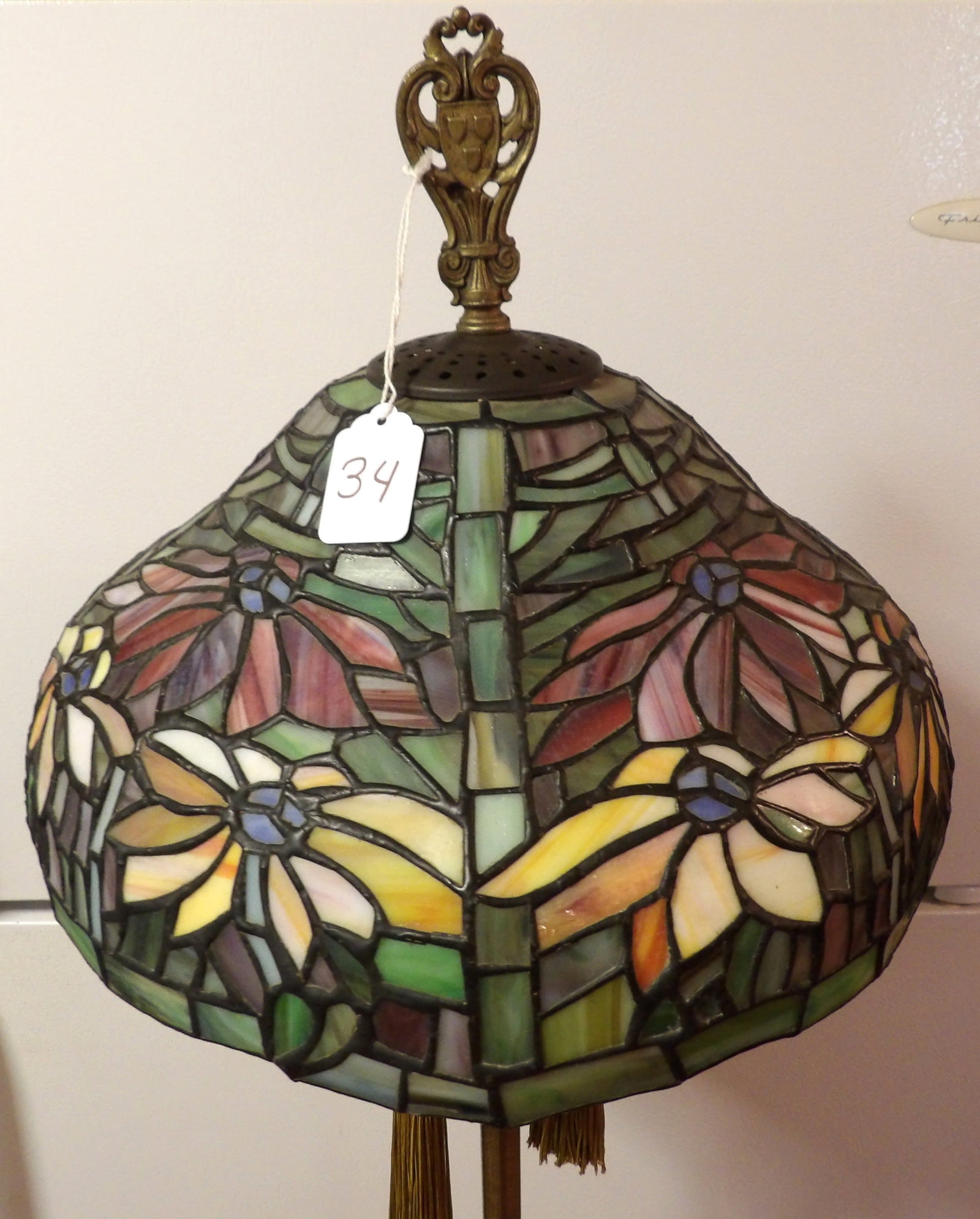 Tiffany Style Stained Glass Floor Lamp (1 of 3)