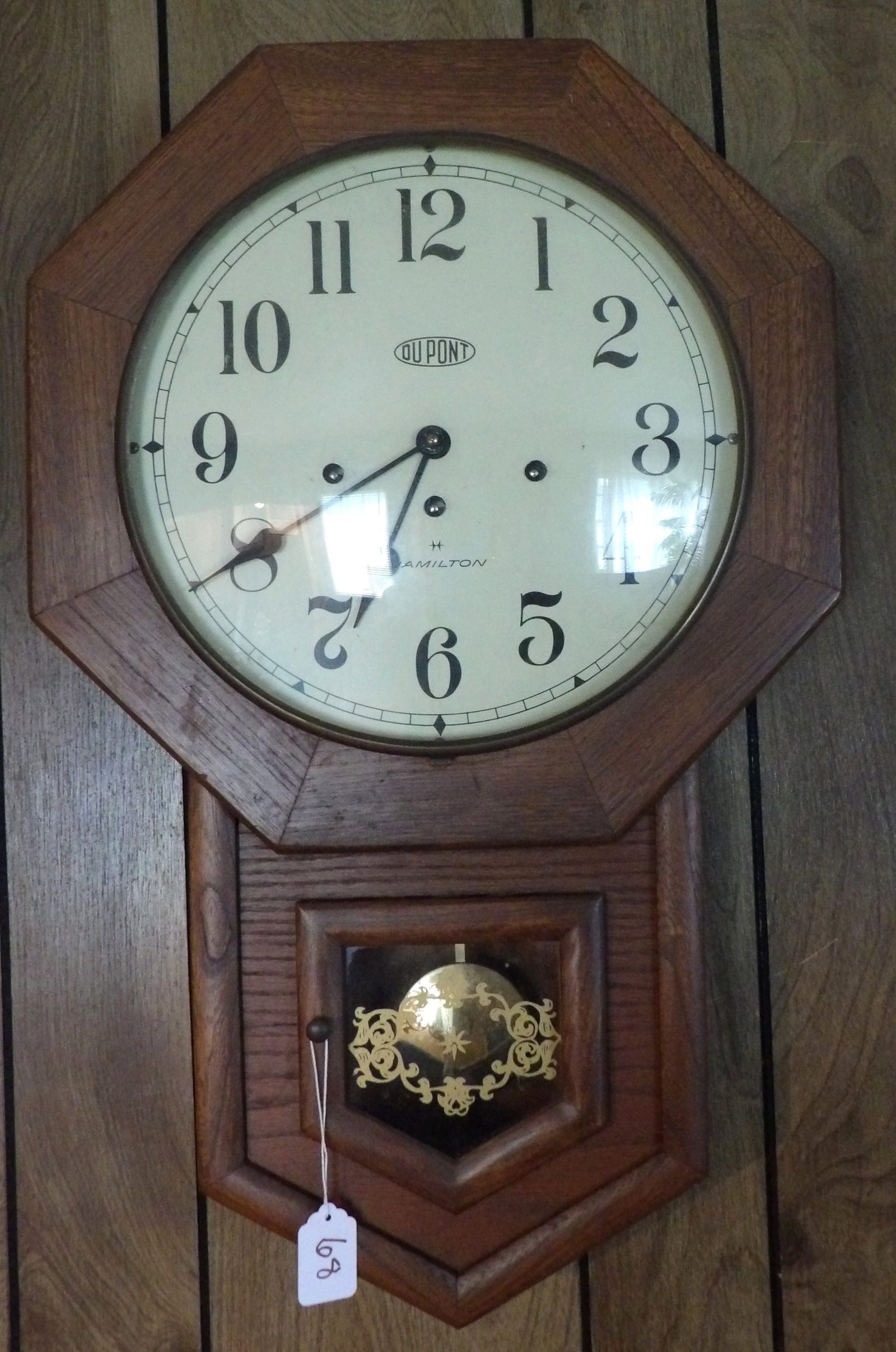 Hamilton DuPont Service Award Regulator Wall Clock (1 of 2)