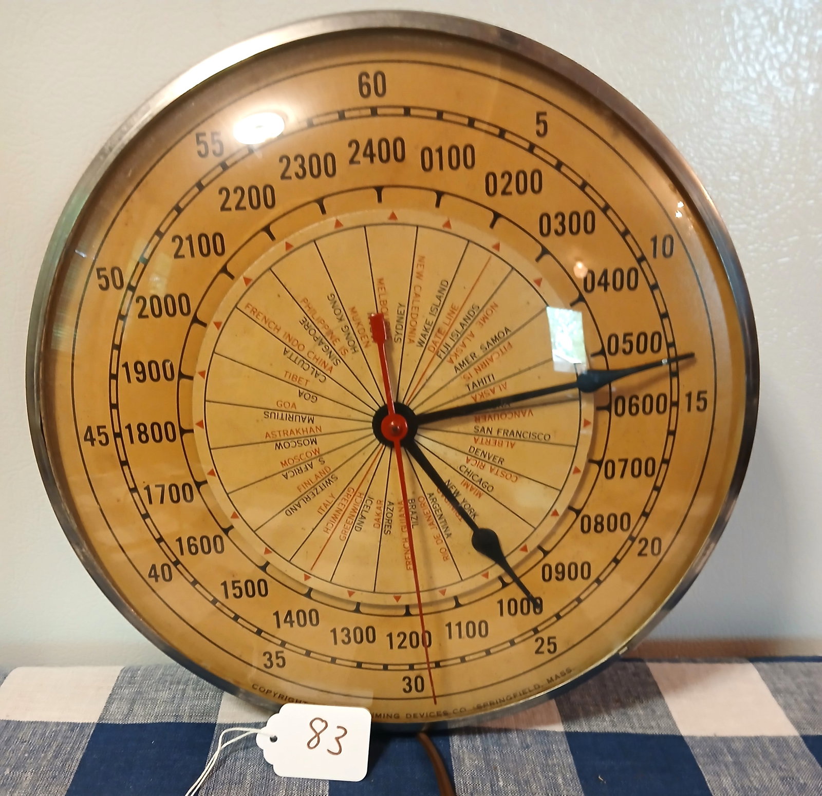 "Timing Devices" World Time Clock (1 of 4)